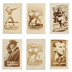 1948 Topps "Magic Photos" Multi-Sport Partial Set (143/252) Plus 67 Duplicates Including Jesse Owens and John L. Sullivan