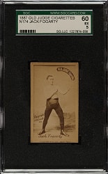 1887 N174 Old Judge Boxer Jack Fogarty SGC EX 60 - 1 of 1 - Highest Graded!