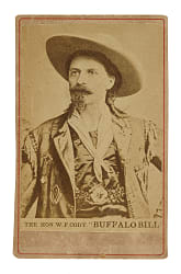 Circa 1880s Buffalo Bill CDV