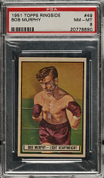 1951 Topps Ringside Boxing #49 Bob Murphy PSA NM-MT 8 - Short Print!