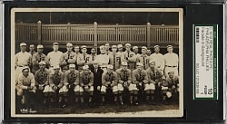 1911 Philadelphia Phillies Real-Photo Postcard with Grover Alexander SGC POOR 10