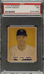 1949 Bowman #226 Duke Snider Rookie PSA NM 7