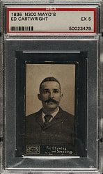 1895 N300 Mayo's Cut Plug Ed Cartwright PSA EX 5 - 1 of 2 - Highest Graded!