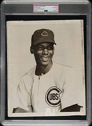1954 Ernie Banks Original The Sporting News Photograph PSA/DNA Type I - Rookie Image!