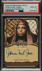 2009 Rittenhouse "Conan The Barbarian" Autographs James Earl Jones PSA GEM MINT 10