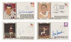 Hall of Fame and Stars Signed First-Day Cover Collection (46) Including DiMaggio, Mays, Seaver, and Ryan