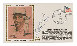 1979 Satchel Paige Signed First-Day Cover - JSA