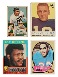 1951 to 1986 Topps, Bowman, and Philadelphia Football Collection (142) Including 103 Hall of Famers