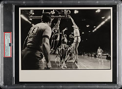 Circa 1970s Wilt Chamberlain Original Vernon Biever Sport Magazine Photograph PSA/DNA Type I