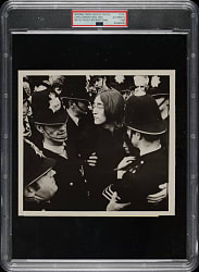 1968 John Lennon and Yoko Ono Original United Press International Photograph PSA/DNA Type I