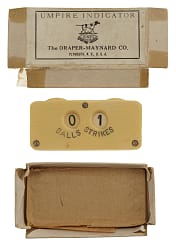 Circa 1889 Draper & Maynard Celluloid Baseball Scorer in Original Box