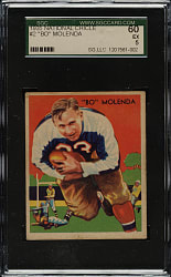 1935 R331 National Chicle Football #2 Bo Molenda SGC EX 60