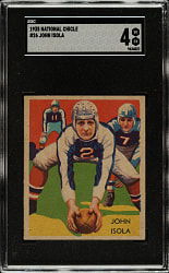 1935 R331 National Chicle Football #26 John Isola High Number SGC VG/EX 4