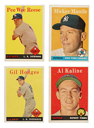 1958 Topps Near-Complete Set (466/494) Including 33 Signed Cards