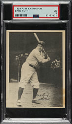 1929 R316 Kashin Publications Babe Ruth PSA VG 3