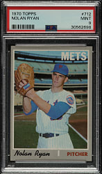 1970 Topps #712 Nolan Ryan PSA MINT 9