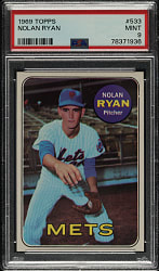 1969 Topps #533 Nolan Ryan PSA MINT 9