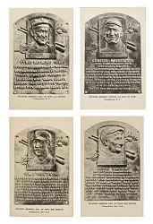 1944 to 1963 Artvue and Albertype Hall of Fame Plaque Postcard Collection (85)