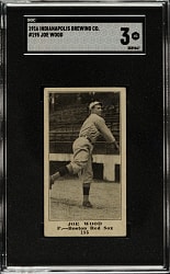 1916 M101-4 Indianapolis Brewing Co. #195 Joe Wood SGC VG 3