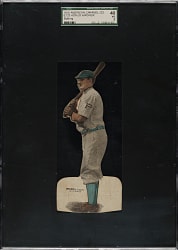 1910 E125 American Caramel Die-Cut Honus Wagner Batting SGC VG 40 - Extremely Rare Pose - 1 of 1 - Highest Graded!
