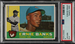 1960 Topps #10 Ernie Banks PSA NM-MT 8