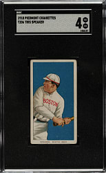 1909-1911 T206 White Border Tris Speaker Rookie SGC VG/EX 4