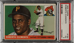 1955 Topps #164 Roberto Clemente Rookie PSA EX 5