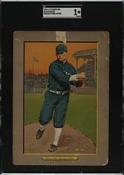 1911 T3 Turkey Red #125 Ed Walsh SGC POOR 1