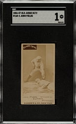 1887 N172 Old Judge John Fields SGC POOR 1