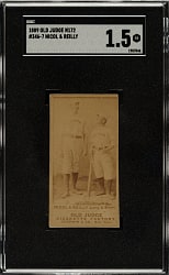 1889 N172 Old Judge Hugh Nicol & John Reilly - "Long & Short" SGC FAIR 1.5