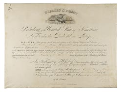 1871 Ulysses S. Grant Signed Appointment - JSA