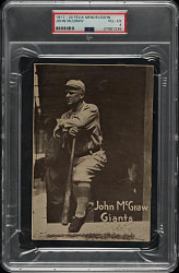 1917-1920 M101-6 Felix Mendelsohn (Sporting News) John McGraw PSA VG-EX 4 - Highest Graded!
