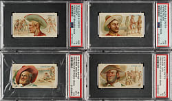1888 N19 Allen & Ginter "Pirates of the Spanish Main" PSA EX 5 and VG-EX 4 Collection (19)
