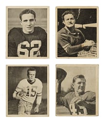1948 Bowman Football Partial Set (71/108)