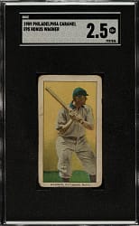 1909 E95 Philadelphia Caramel Honus Wagner SGC GOOD+ 2.5
