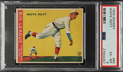 1933 R319 Goudey #60 Waite Hoyt PSA EX-MT 6