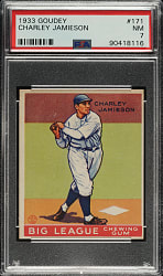 1933 R319 Goudey #171 Charley Jamieson PSA NM 7