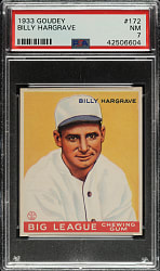 1933 R319 Goudey #172 Billy Hargrave PSA NM 7