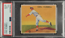 1933 R319 Goudey #230 Carl Hubbell PSA EX+ 5.5