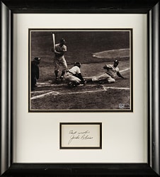 Jackie Robinson Cut Signature in Framed Display - JSA