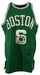 Bill Russell Signed Limited-Edition Mitchell & Ness 1962-1963 Boston Celtics Commemorative Jersey - JSA