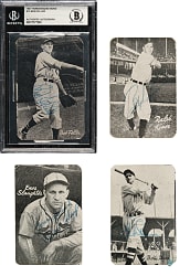 Signed 1947 W571 "Homogenized" Bond Bread Collection (24) Including Bob Feller, Ralph Kiner, and Johnny Mize