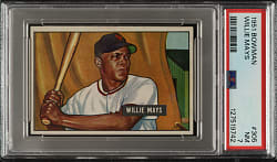 1951 Bowman #305 Willie Mays Rookie PSA NM 7