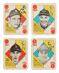 1951 Topps Red Backs Complete Set (52)