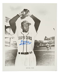 Satchel Paige Signed Photograph - JSA