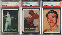 1957 Topps Complete Set (407) Including 13 PSA-Graded Cards
