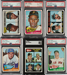 High-Grade 1965 Topps Near-Complete Set (597/598) Including 143 PSA-Graded Cards