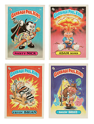 1985 Topps "Garbage Pail Kids" Original Series 1 and Series 2 Near-Complete and Partial Set Pair (2 Sets, 123 Stickers)