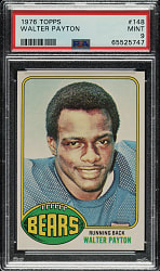 1976 Topps Football #148 Walter Payton Rookie PSA MINT 9