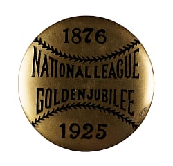 1925 National League "Golden Jubilee" Baseball Pass